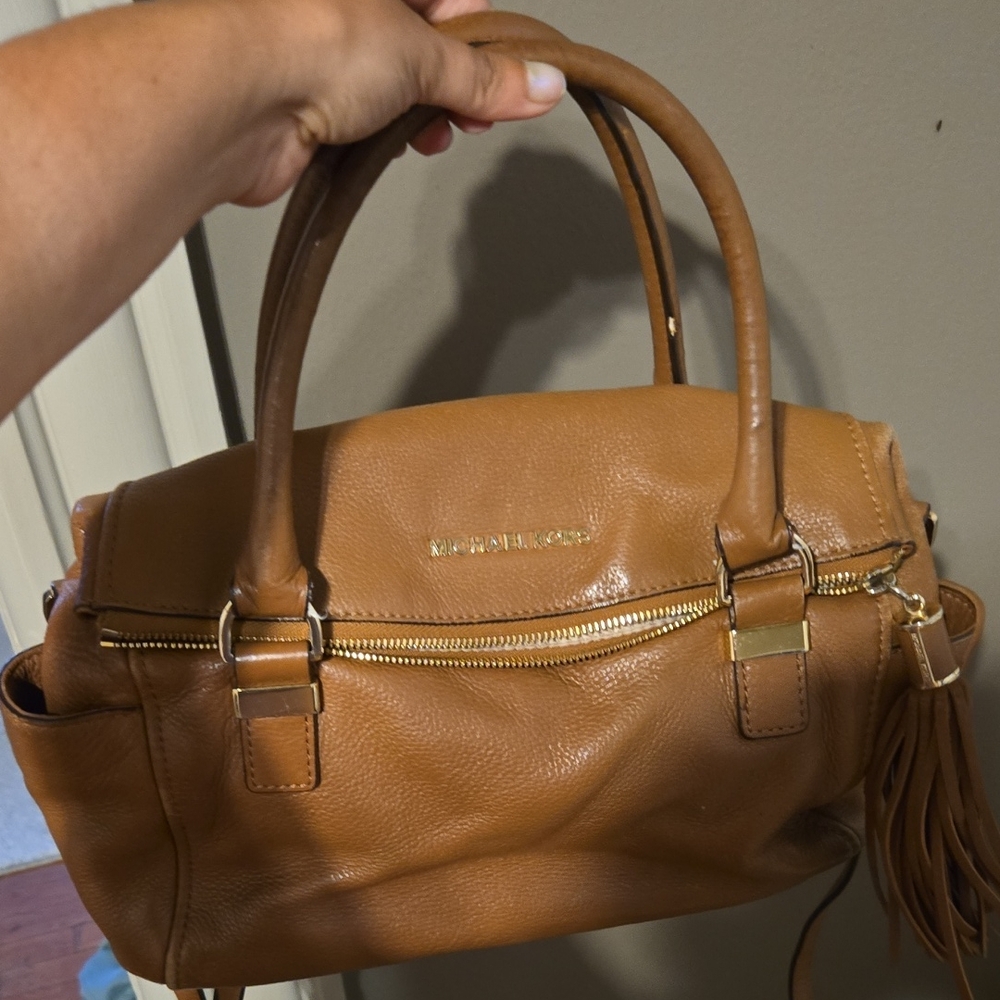 Michael Kors Brown Leather Satchel
